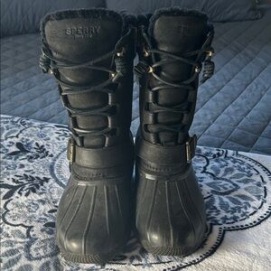 Sperry Women's Black Insulated Boots 9M